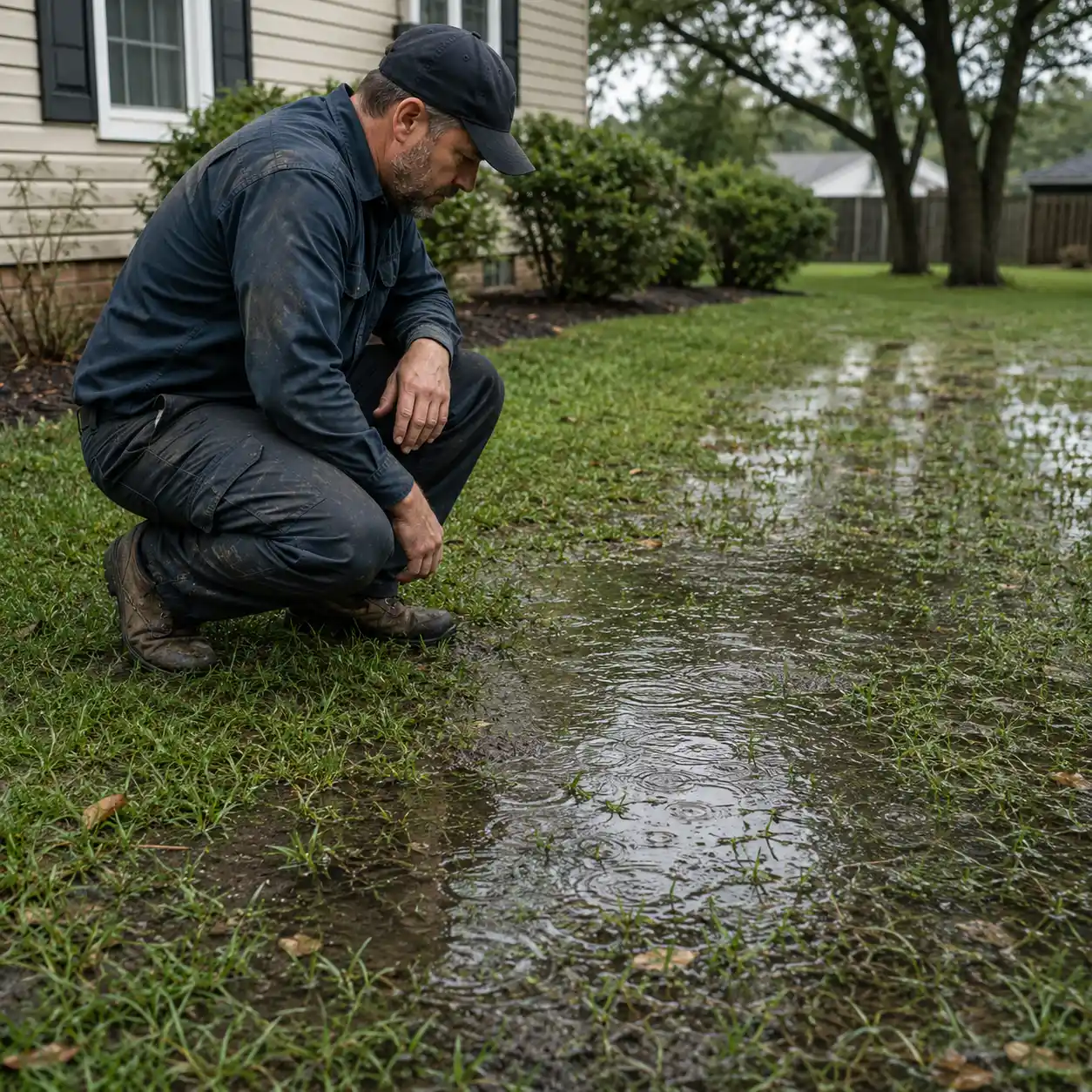 Property in need of new septic system installation